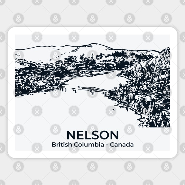 Nelson - British Columbia Magnet by Lakeric
